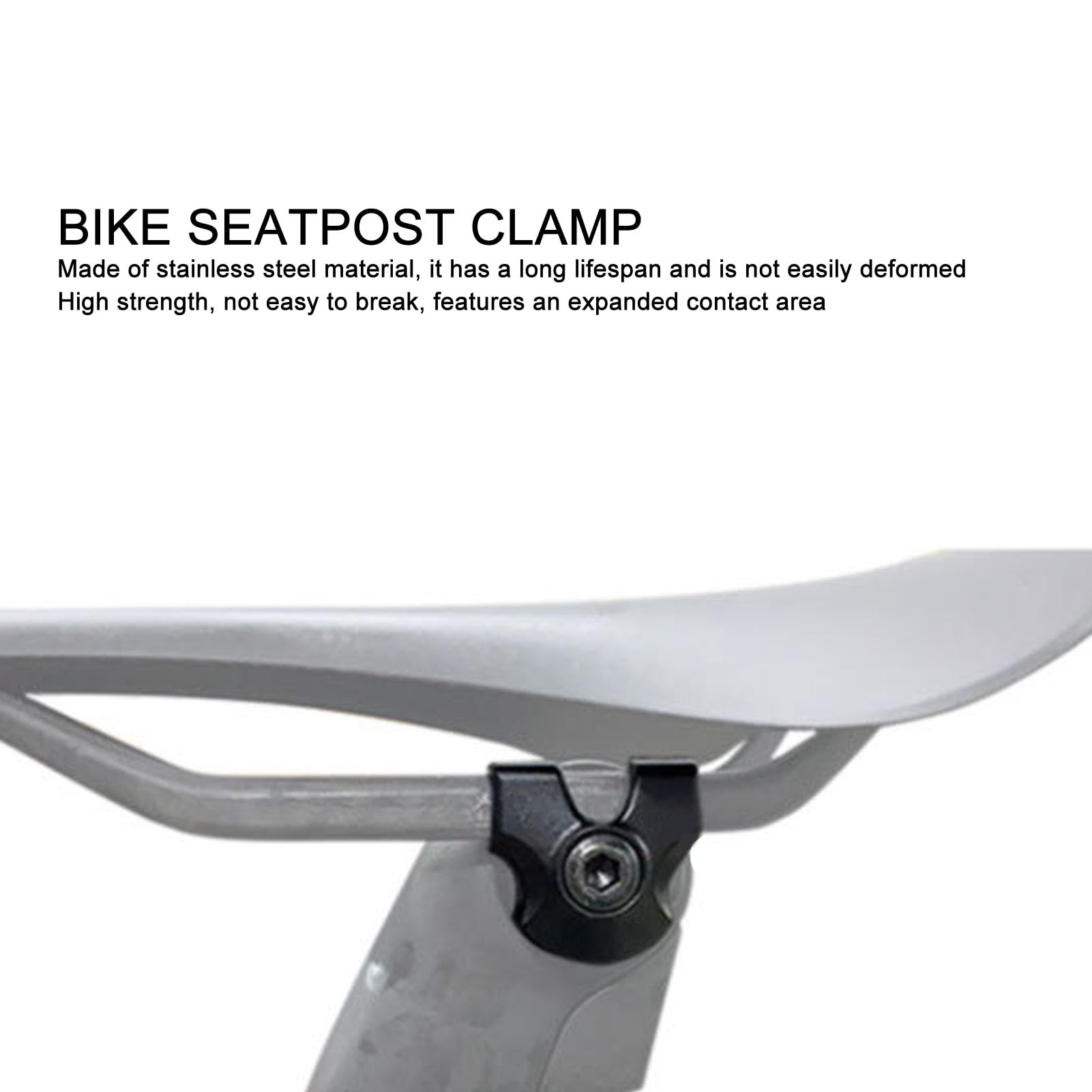 Amazon.co.jp: 自転車シートポストクランプ、ステンレス鋼 7 X